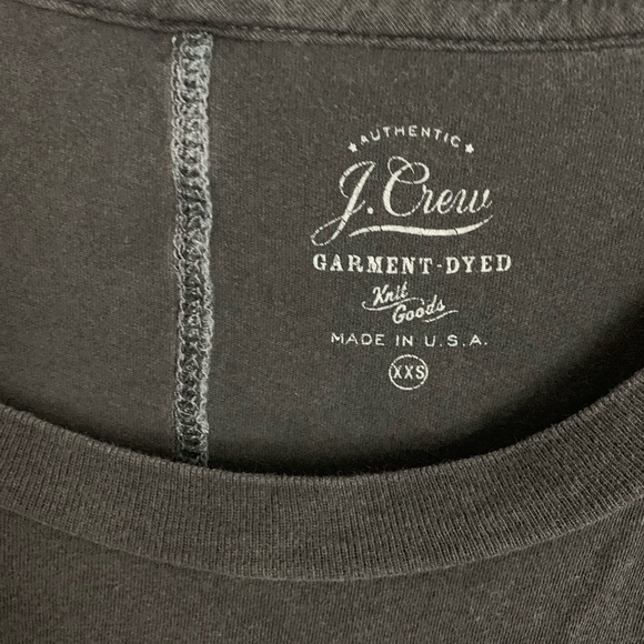 J. Crew tee shirt dress charcoal xxs - Picture 2 of 3